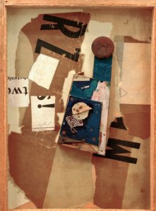 Namnlös (Merz) av Kurt Schwitters