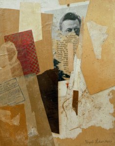 Utan titel (med ett tidigt porträtt av Kurt Schwitters)