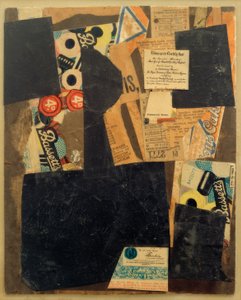 Ohne Titel (Detta är för att intyga det) av Kurt Schwitters