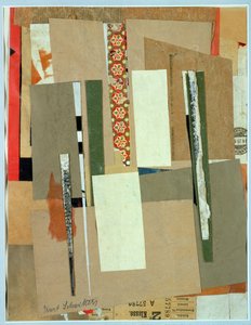 Järnväg, 2:a klass, 1923 av Kurt Schwitters
