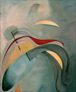 Röd linje (1) av Kurt Schwitters