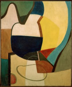 Stilleben på en bordsskiva av Kurt Schwitters