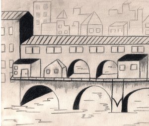 Italien, 2009 (kol, blyerts på papper)
