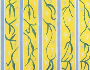 Wallpaper Vines, 2004 (akryl på duk) av Kurtis L. Miller