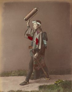 Brandmannen av Kusakabe Kimbei