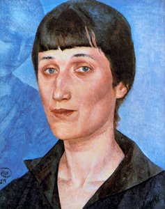 Porträtt av Anna Akhmatova, 1922
