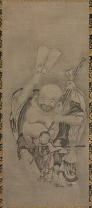 Hotei med daoistiska odödliga: Hotei