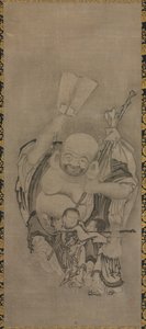 Hotei med daoistiska odödliga: Hotei, ca. 1575-1600.
