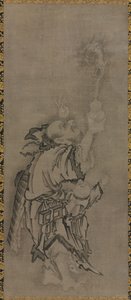 Hotei med Daoist Immortals: Immortal with Gourd and Dragon