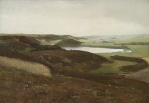 Ett landskap nära Bryrup, Jylland av Laurits Andersen Ring