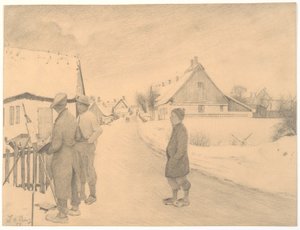 Målaren i byn av Laurits Andersen Ring