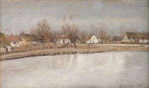 Bydammen vid Ring, Zeeland av Laurits Andersen Ring