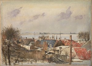 Utsikt från Roskilde mot fjorden av Laurits Andersen Ring