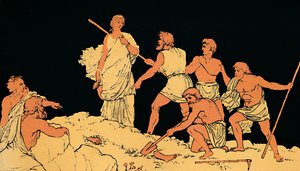 "Antigone and the Body of Polynices", 1880 av Lachmann
