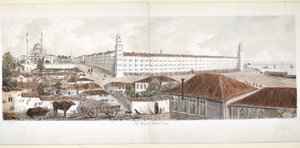 Utsikt över Barack Hospital i Scutari, 1857 av Lady Alicia Blackwood