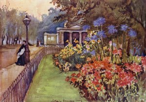 Höstsängar, Hyde Park (färg litho)
