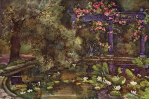 The Garden of Sir Laurence Alma-Tadema, RA (färg litho)
