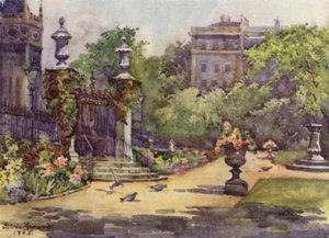 The Inner Temple Garden (färg litho)