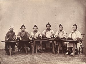 Culling Tea, ca. 1869. av Lai Fong.
