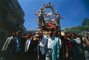 San Leo-festen, Bova, Kalabrien, Italien (foto)