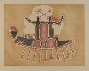 Petroglyph - Människofigurer av Lala Eve Rivol