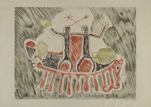 Petroglyph - Människofigurer