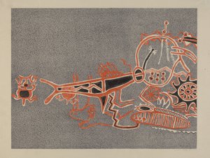 Petroglyph - Människofigurer av Lala Eve Rivol