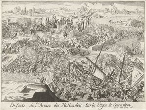 Slaget om Kauwenstein-vallen, 1585 Defaite de l