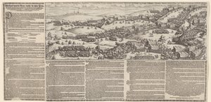 Resa från Maurits genom Brabant till Grave, 1602 Berättelsen om Heyr-resan som hans prins. excell. uyt namnet på E.H. Staten der vereenighde Provintien has ghedaeen inden Jare 1602 (titel på objekt) av Lambert Cornelisz.