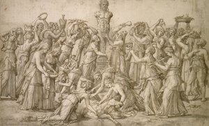 Offer till Priapus, 1540 (penna och bistre)