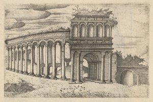 Amfiteatern i Bordeaux [Teatrum Bordeos, Transitorium Caesaris], från serien 