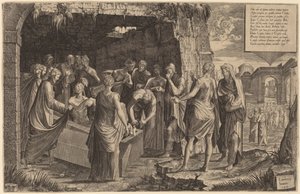Lazarus uppståndelse av Lambert Suavius