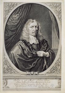 Johannes Hevelius (1611-87) 1668 av Lambert de Visscher