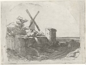 Ruin med kvarn