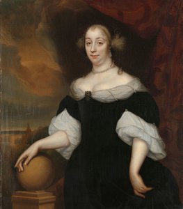 Margaretha Munter (1639-1711), andra hustru till Jacobus Trip av Lambertus Jansz. de Hue