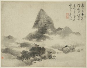 古代の巨匠のスタイルの風景：高尚書の後、ドン・ユアン（活動937-975）とジュ・ランに続き、後にミ・フー（1051_-1107）スウェーデンのスタイルで