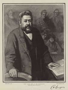 Den framlidne pastorn C H Spurgeon