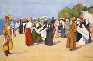 Fyndjakt, från "The Light Side of Egypt", 1908 av Lance Thackeray