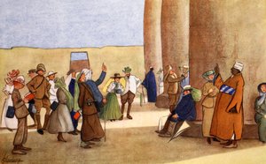 Två rader i templet, från 