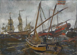 Fartyg vid Peter I:s tid, 1909