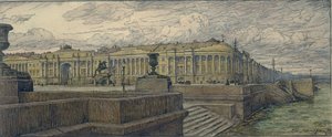Senatstorget i St. Petersburg, 1904