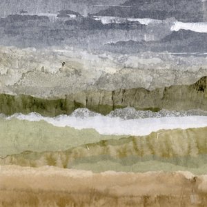 Dämpat abstrakt landskap