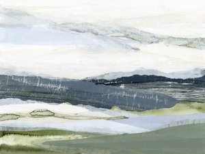 Lugnt abstrakt landskap