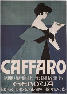 Caffaro Genoa Newspaper, 1901 av Laskowski