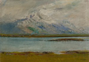 Tatralandskap, 1890-95 av Laszlo Mednyanszky