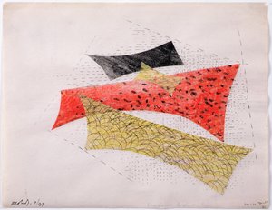 Abstrakt komposition av Laszlo Moholy-Nagy