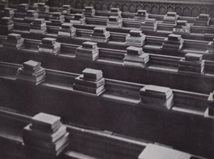 Böcker i Chapel, Eton (s/v foto) av Laszlo Moholy-Nagy