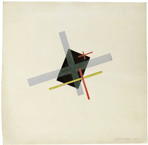 Collage med svart centrum, 1922 av Laszlo Moholy Nagy