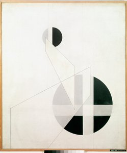 Komposition A XX-målning av Laszlo Moholy-Nagy av Laszlo Moholy Nagy