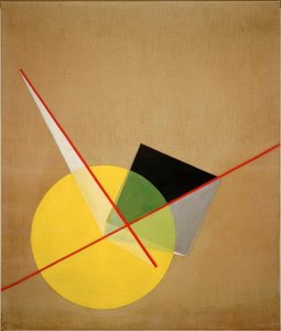 Gul cirkel av Laszlo Moholy Nagy